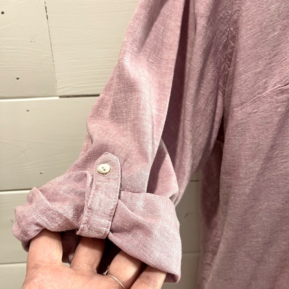 💜 SIGRID OLSEN – Rose mauve blouse – Size 3X - Picture 7 of 12